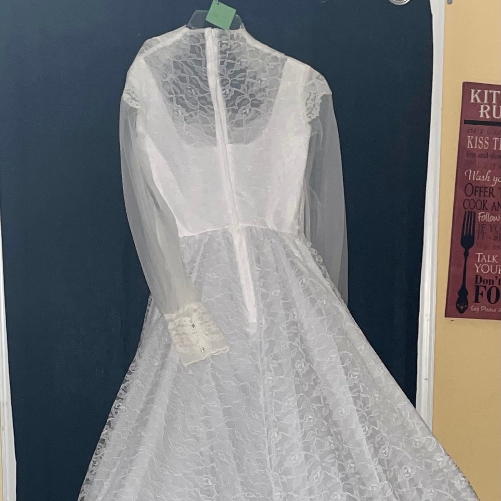 White + Ivory Wedding Dress